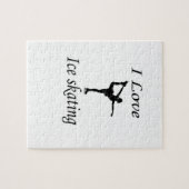 Puzzle J'adore le patinage sur glace (Horizontal)