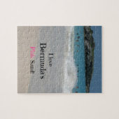Puzzle J'adore le sable rose des Bermudes ! (Horizontal)