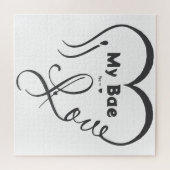 Puzzle J'adore mon chéri • Vous = ♥ (Horizontal)