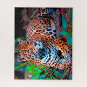 Puzzle Jaguar Big Cats. (Vertical)