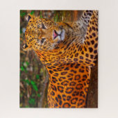 Puzzle Jaguar Big Cats. (Vertical)
