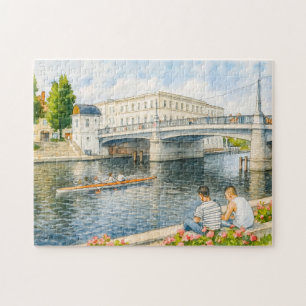 Puzzle Jahrtausend pont aquarell havelland style