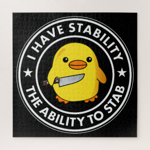 Puzzle J'Ai La Stabilité De Stab Funny