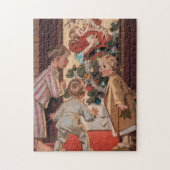 Puzzle J'Ai Vu Maman Baiser Santa Claus Antique (Vertical)