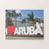 Puzzle J'aime Aruba - Une île heureuse (Horizontal)
