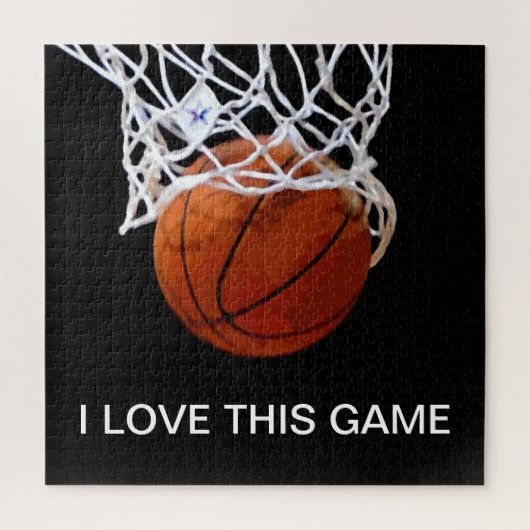 Puzzle J'Aime Ce Jeu Basketball Art Sports (Vertical)