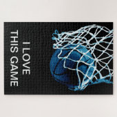 Puzzle J'Aime Ce Jeu Basketball Art Sports (Horizontal)