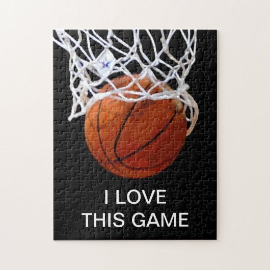Puzzle J'Aime Ce Jeu Basketball Art Sports (Vertical)