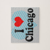 Puzzle J'aime Chicago, Etats-Unis (Vertical)