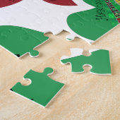 Puzzle J'aime Ethiopie Beaux Coeurs Couleurs (Côté)