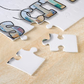 Puzzle J'aime Kansas City avec l'horizon de kc à (Côté)