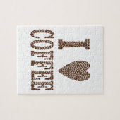 Puzzle J'aime le café (Horizontal)