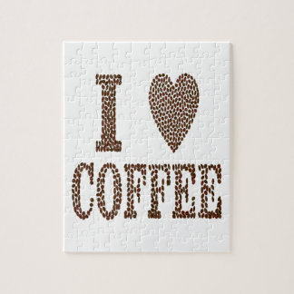 Puzzle J'aime le café