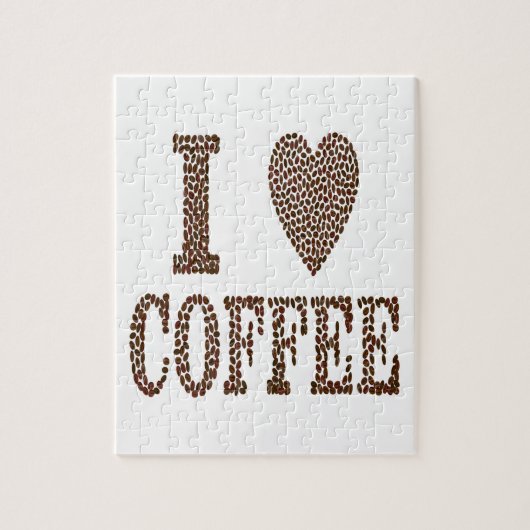 Puzzle J'aime le café (Vertical)
