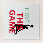 Puzzle J'Aime Le Jeu De Basketball (Horizontal)
