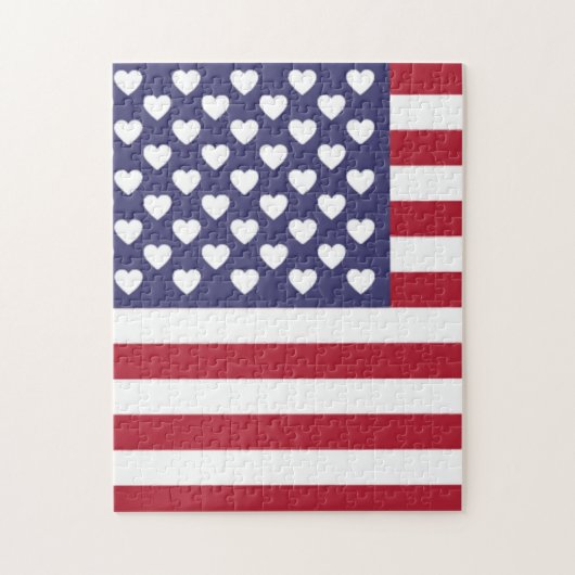 PUZZLE J'AIME LES ÉTATS-UNIS D'AMÉRIQUE (Vertical)