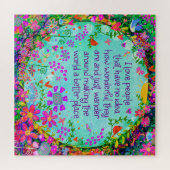 Puzzle J'Aime Les Gens Amusants Inspirivité Whimsical Flo (Horizontal)