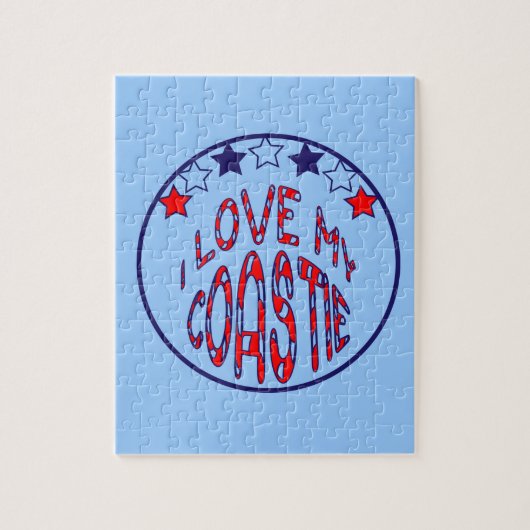Puzzle "J'aime ma côte (Vertical)