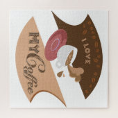 Puzzle J'aime mon café Retro Java (Horizontal)