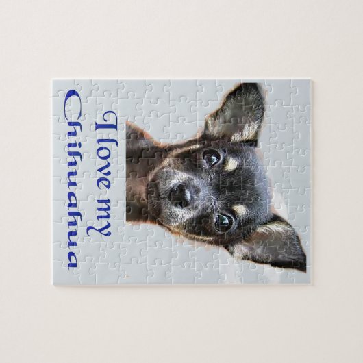 Puzzle J'aime Mon Chihuahua (Horizontal)