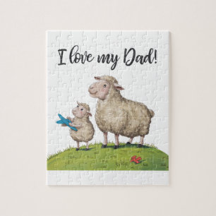Puzzle J'Aime Mon Père Mouton