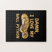 Puzzle J'Aime Mon Python Ball (Horizontal)