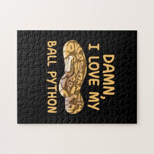 Puzzle J'Aime Mon Python Ball (Horizontal)