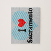 Puzzle J'aime Sacramento, Etats-Unis (Vertical)