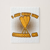 Puzzle J'Aime Vraiment Les Corndogs, OK ! (Vertical)