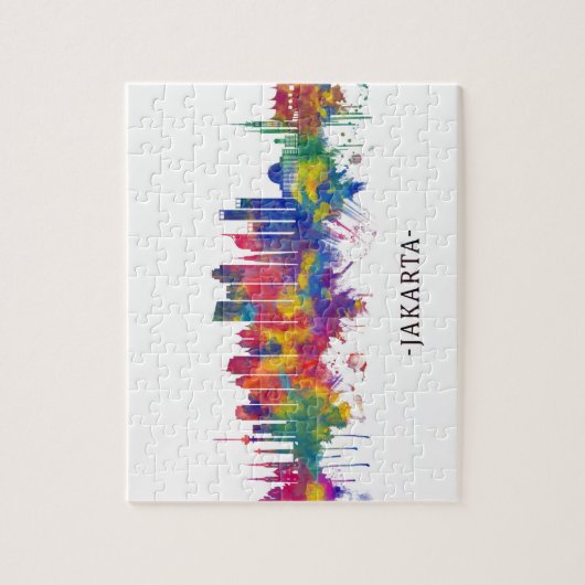 Puzzle Jakarta Skyline (Vertical)