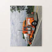 Puzzle jaloux orange de Ya Kenworth (Vertical)