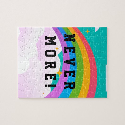 Puzzle jamais plus arc-en-ciel (Horizontal)