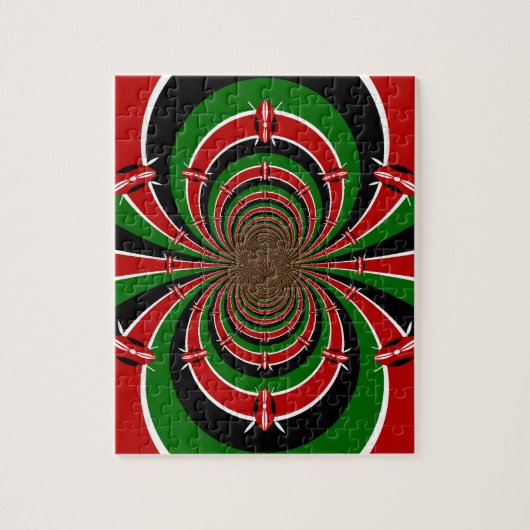 Puzzle Jambo Habari ! Kenya Hakuna Matata (Vertical)