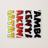 Puzzle Jambo Kenya Hakuna Matata (Horizontal)