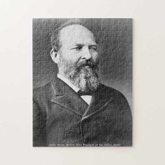 Puzzle James Abraham Garfield 20e Président de l'Amérique (Vertical)