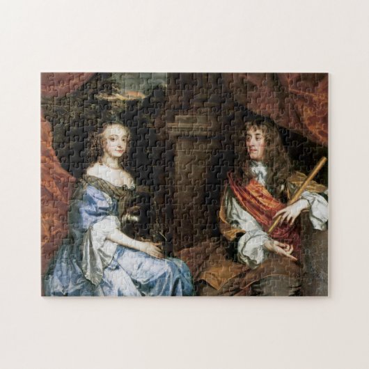 Puzzle James II et Anne Hyde par Sir Peter Lely (Horizontal)