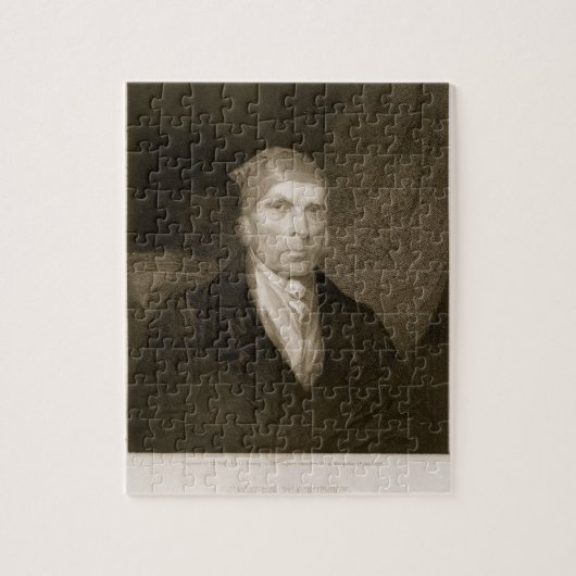 Puzzle James Madison a vieilli 82, gravé par Thomas B. (Vertical)