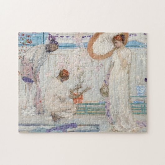 Puzzle James Whistler - Symphonie blanche, Trois filles (Horizontal)