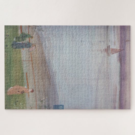 Puzzle James Whistler - Variations en violet et vert (Horizontal)