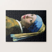 Puzzle Jan Vermeer Girl Avec Une Perle Élevant L'Art Baro (Horizontal)