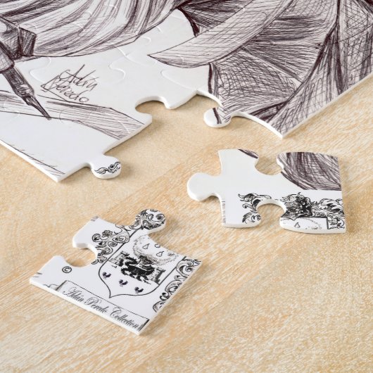 Puzzle Jane Austen avec un sourire 8x10 (Côté)