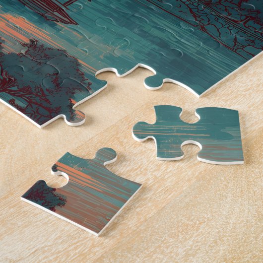 Puzzle Japan vintage (Côté)