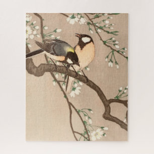 Puzzle Japonais Asiatique Koson Bird Chickadee Songbird