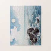 Puzzle japonais de brise-lames (Vertical)
