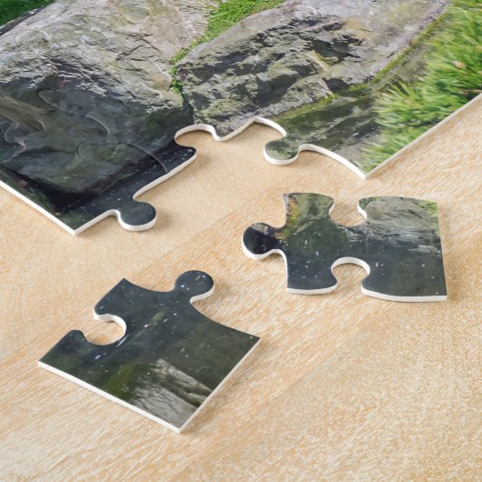 Puzzle japonais de lanterne en pierre (Côté)