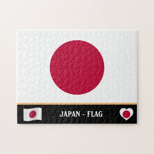 Puzzle Japonais Flag & Japanese country (Horizontal)