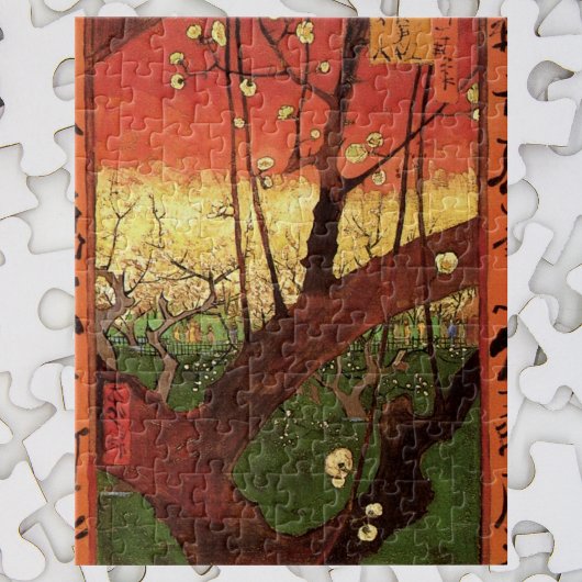 Puzzle Japonisme : arbre à prunes en fleurs de Vincent va