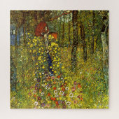Puzzle Jardin agricole avec Crucifix par Gustav Klimt (Horizontal)