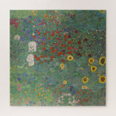 Puzzle Jardin agricole Tournesols par Gustav Klimt Peintu (Horizontal)