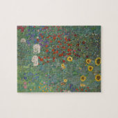Puzzle Jardin agricole Tournesols par Gustav Klimt Peintu (Horizontal)